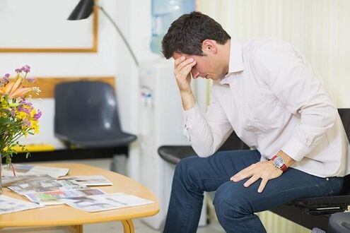 the man was contemplating treating prostatitis with drugs